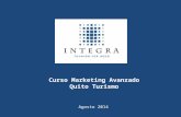 Curso Marketing Avanzado Quito Turismo Agosto 2014.