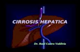 CIRROSIS HEPATICA Dr. Raúl Castro Valdivia. Definición Estadio final de cualquier enfermedad crónica del hígado Proceso caracterizado por fibrosis y nódulos.