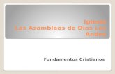 Iglesia Las Asambleas de Dios Los Andes Fundamentos Cristianos.
