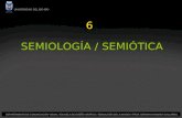 SEMIOLOG Í A / SEMI Ó TICA 6. Charles Sanders Peirce establece una serie de relaciones triádicas que se presentan en cada proceso de semiosis.