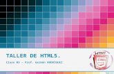 TALLER DE HTML5. Clase 03 – Prof. Germán RODRÍGUEZ.
