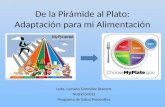 De la Pirámide al Plato: Adaptación para mi Alimentación Lcda. Lymaris González Bracero Nutricionista Programa de Salud Preventiva.
