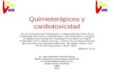 Quimioterápicos y cardiotoxicidad "en el momento del tratamiento, independientemente de la modalidad del mismo (radioterapia, quimioterapia o cirugía)