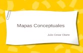 Mapas Conceptuales Julio Cesar Olarte. Introducción "Un mapa conceptual es un recurso esquemático para presentar un conjunto de significados conceptuales.
