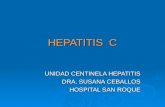 HEPATITIS C UNIDAD CENTINELA HEPATITIS DRA. SUSANA CEBALLOS HOSPITAL SAN ROQUE.