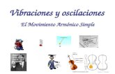 Vibraciones y oscilaciones El Movimiento Armónico Simple.