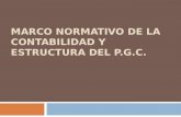 MARCO NORMATIVO DE LA CONTABILIDAD Y ESTRUCTURA DEL P.G.C.
