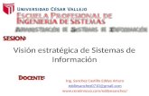 Visión estratégica de Sistemas de Información Ing. Sanchez Castillo Eddye Arturo eddiesanchez0710@gmail.com