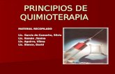 PRINCIPIOS DE QUIMIOTERAPIA MATERIAL RECOPILADO Lic. García de Camacho, Silvia Lic. Román,Yanina Lic. Aguirre, Vilma Lic. Blanco, David.