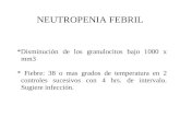 Neutropenia febril Power Point 2006
