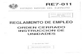 Re7-011 Orden Cerrado Instruccion de Unidades