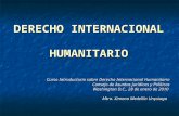 DERECHO INTERNACIONAL HUMANITARIO Curso Introductorio sobre Derecho Internacional Humanitario Consejo de Asuntos Jurídicos y Políticos Washington D.C.,