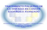 TRATAMIENTO PALIATIVO DE LA DISFAGIA EN CÁNCER ESOFÁGICO AVANZADO HERNÁNDEZ M., DEL PINO J.M., CONCEPCIÓN V., GAMBRA L., JORDAN J., CHOCARRO C., CORREA.