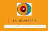 LA GEOSFERA 6 Ciencias de la Tierra y Medioambientales Profesora: Milagros López.
