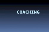 COACHING. IX COACHING El objetivo principal del coaching se centra en la mejora de los resultados, por lo tanto incidir en la mejor calidad de vida profesional,