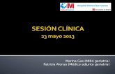 Marina Gas (MIR4 geriatria) Patricia Alonso (Médico adjunto geriatria)