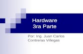 Hardware 3ra Parte Por: Ing. Juan Carlos Contreras Villegas.