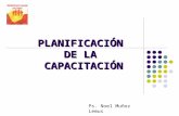 PLANIFICACIÓN DE LA CAPACITACIÓN Ps. Noel Muñoz Lemus.