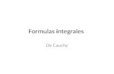 Formulas integrales De Cauchy. 2 Más sobre integración en contornos cerrados... Podemos usar el teorema de Cauchy G para integrar funciones en contornos.