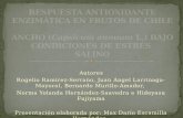 Autores Rogelio Ramírez-Serrano, Juan Ángel Larrinaga-Mayoral, Bernardo Murillo-Amador, Norma Yolanda Hernández-Saavedra e Hideyasu Fujiyama Presentación.