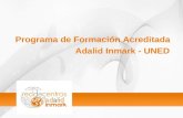 Programa de Formación Acreditada Adalid Inmark - UNED.