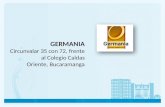 El proyecto GERMANIA Es un conjunto de 6 torres de 19 pisos, 432 apartamentos en total, 432 parqueaderos residenciales, 48 parqueaderos adicionales de.
