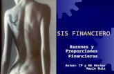 ANÁLISIS FINANCIERO Razones y Proporciones Financieras Autor: CP y MA Héctor Marín Ruiz.