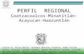 PERFIL REGIONAL PERFIL REGIONAL Coatzacoalcos-Minatitlán-Acayucan- Huazuntlán Carlos H. Ávila Bello, Artemio Benítez Fundora, Adán Falcón Coria, Eruviel.