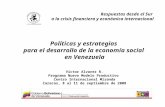 Respuestas desde el Sur a la crisis financiera y económica internacional Políticas y estrategias para el desarrollo de la economía social en Venezuela.