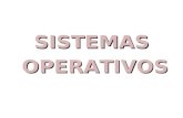El Sistema Operativo (S.O., O.S. en inglés) es el software más importante del ordenador. Consiste en un conjunto de programas encargados de gestionar.