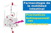 Farmacología de la motilidad intestinal
