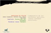 1 Antivirus PC-CILLIN Ander Arambalza, Antonio Saiz, Borja Martínez Capítulo: Protección del software Palabras clave: Malware Comparativa de los distintos.
