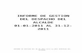 Informe de Gestion Despacho 2011