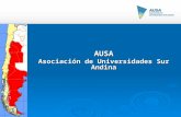 AUSA Asociación de Universidades Sur Andina. Objetivos  Establecer vínculos institucionales de integración regional.  Construir redes para compartir.
