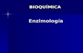 Enzimología BIOQUÍMICA. Enzimología Generalidades. Generalidades. Clasificación. Clasificación. Modo de acción de las enzimas. Modo de acción de las enzimas.