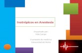 Inotrópicos en Anestesia