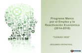Programa Marco por el Empleo y la Reactivación Económica (2014-2016)