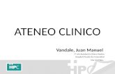 ATENEO CLINICO Vandale, Juan Manuel 2° año Residencia Clínica Medica Hospital Privado de Comunidad Mar del Plata.