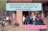 URUNAJP Aprendizaje-Servicio y entidades sociales de voluntariado Pedro Mª Uruñuela Nájera.
