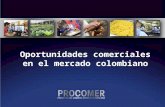 Procomer oportunidades comerciales en el mercado colombiano