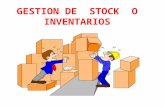 Gestion de stocks,  inventarios