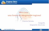 Mercosur, una forma de integración regional Ciencias Sociales Geografía Integración Americana.
