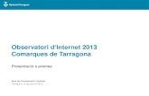 Observatori d’Internet 2013 — Comarques de Tarragona