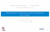 Social media i twitter per empresa i emprenedors   jornada de l'emprenedor a vilafranca - v3.1