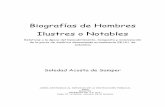 Acosta, Soledad - Biografias de Hombres Ilustres o Notables