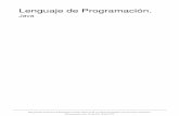Lenguaje de Programación. Java