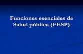 Funciones Esenciales de Salud Publica (FESP)