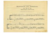 Mendelssohn - Romanza Sin Palabras - Op 62 n. 25 (Duo) -Llobet