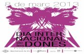 Vicdones - Activitats entorn al 8 de març de 2013