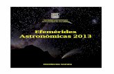 Calendario de efemérides astronómicas 2013
